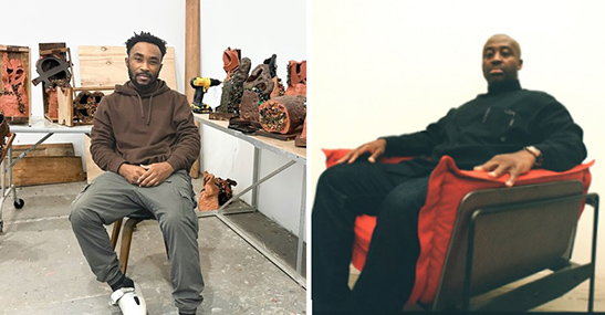 Images of Alfred University Perkins Lecture guests Eugene Ofori Agyei and Larry Ossei-Mensah