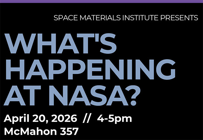 promo image for space materials institute presentation