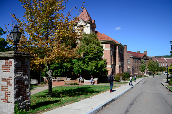 View down Academic Alley featuring Kanakadea