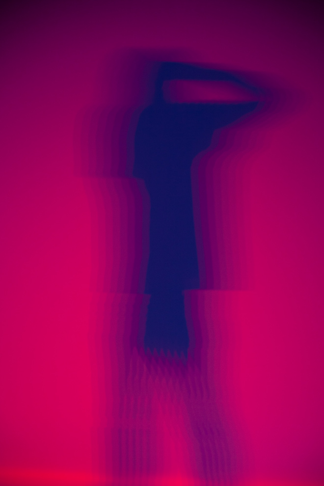 Purple Pink Person Shadow
