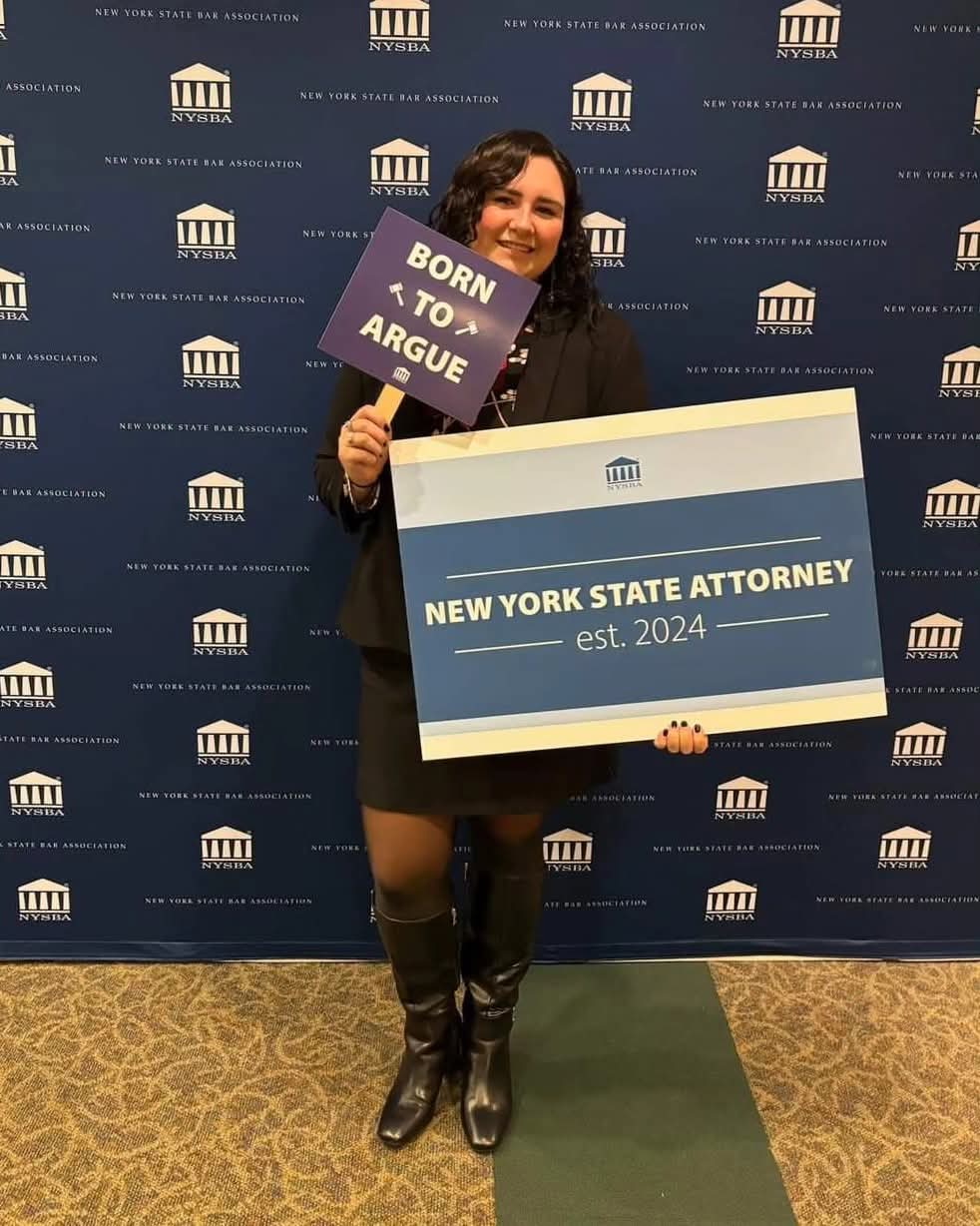 A photo of Braeden Knoll during her swearing in ceremony