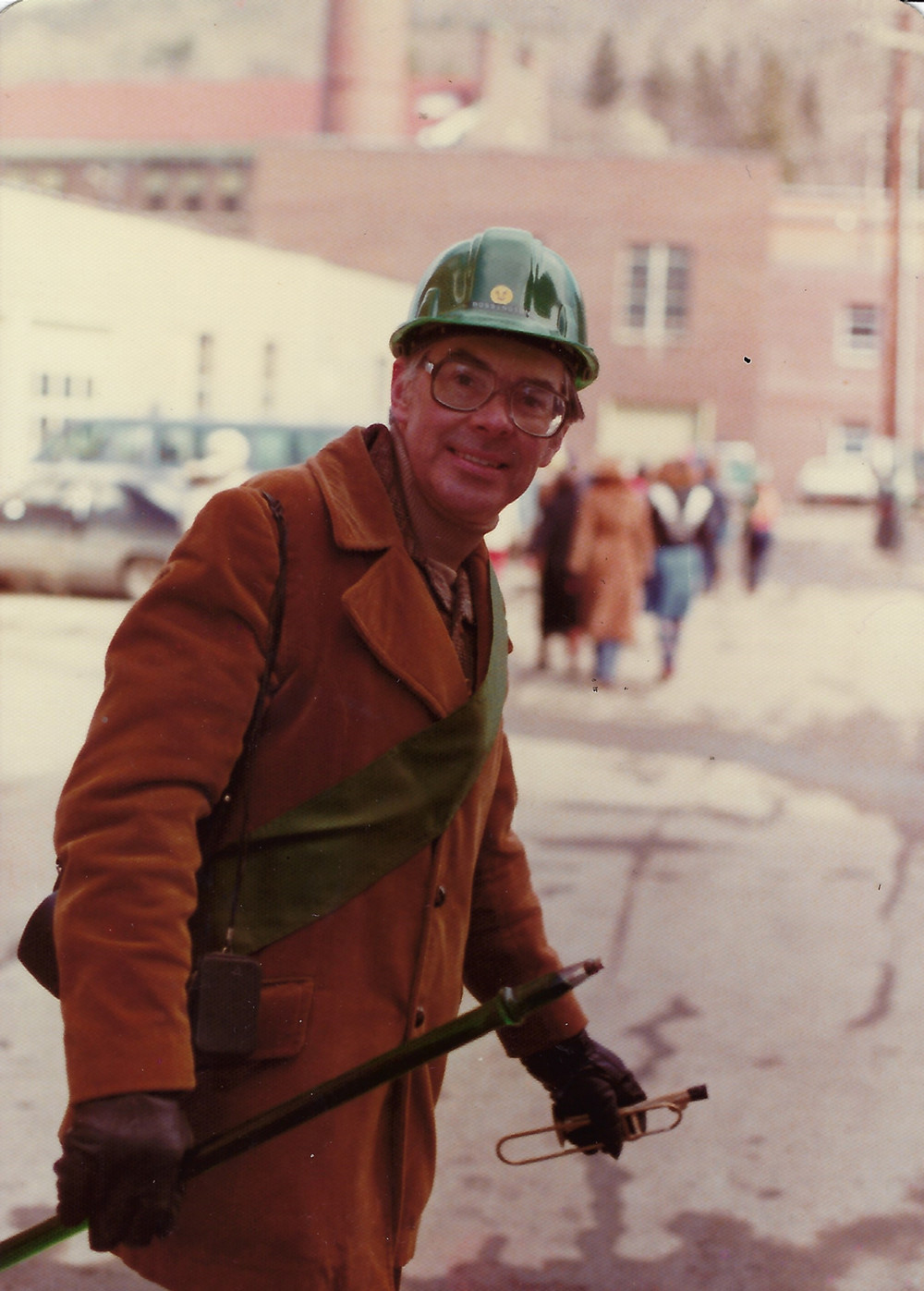 David Rossington on St. Patrick's Day in 1974