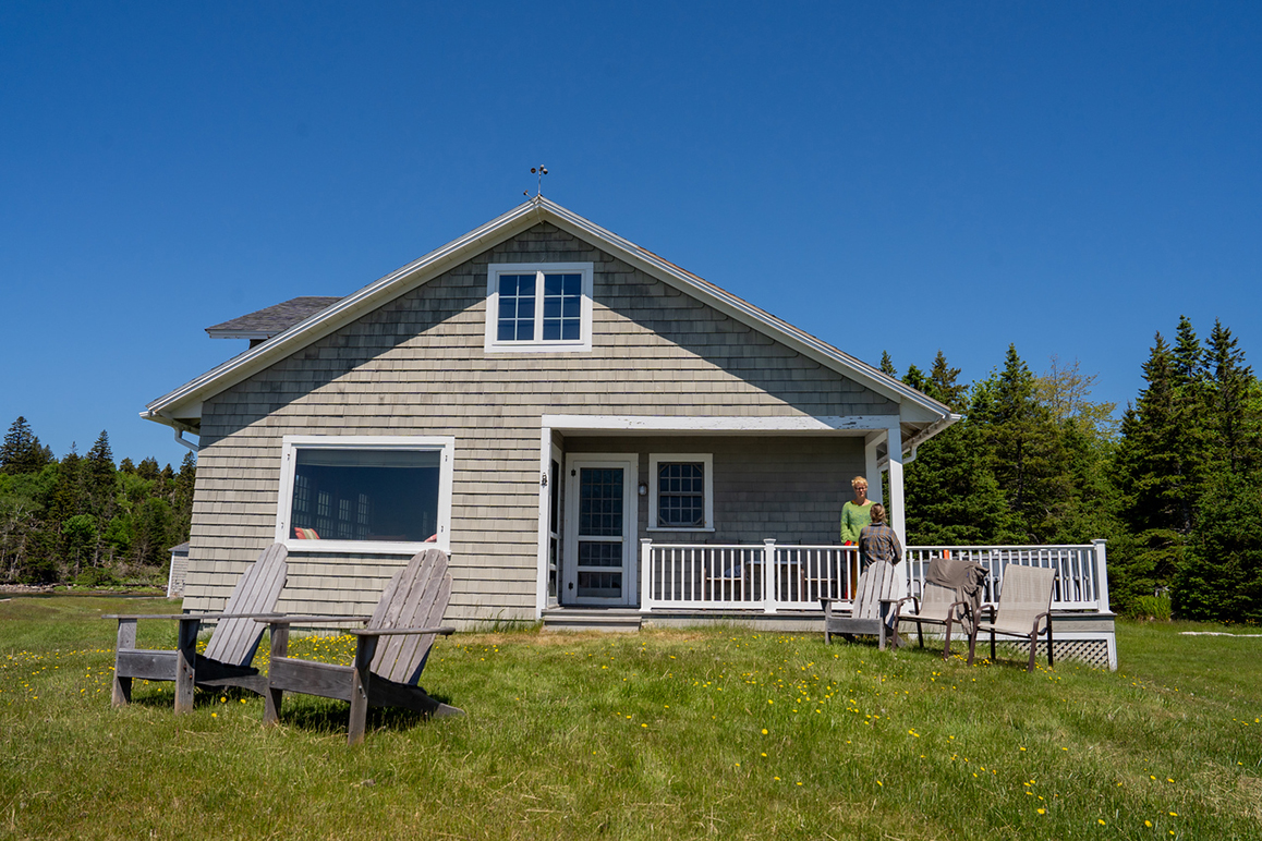 A photo of a beach house in Maine