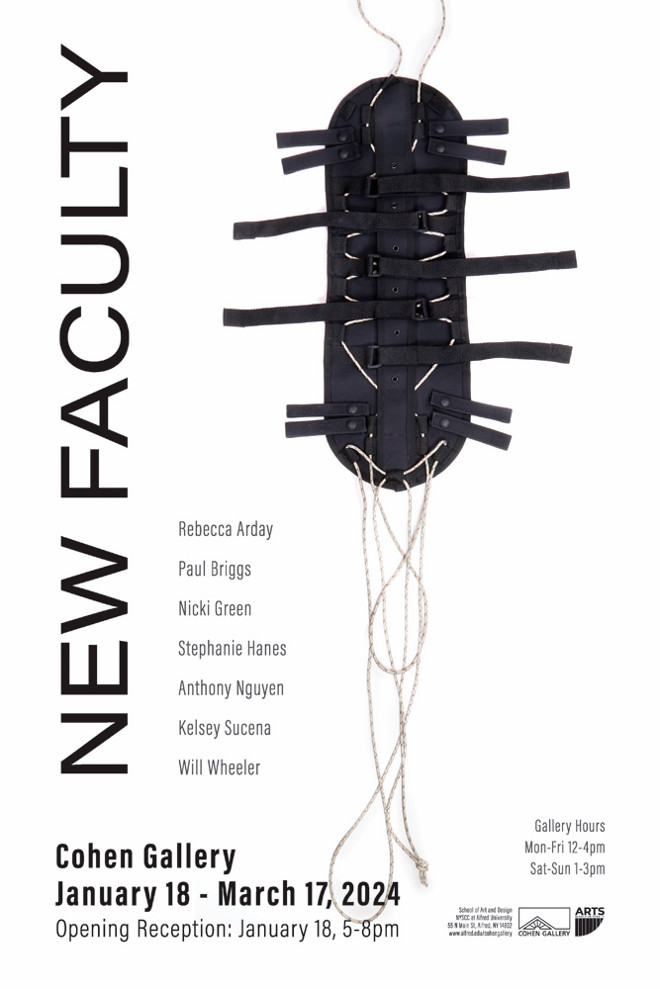 poster with exhibit information