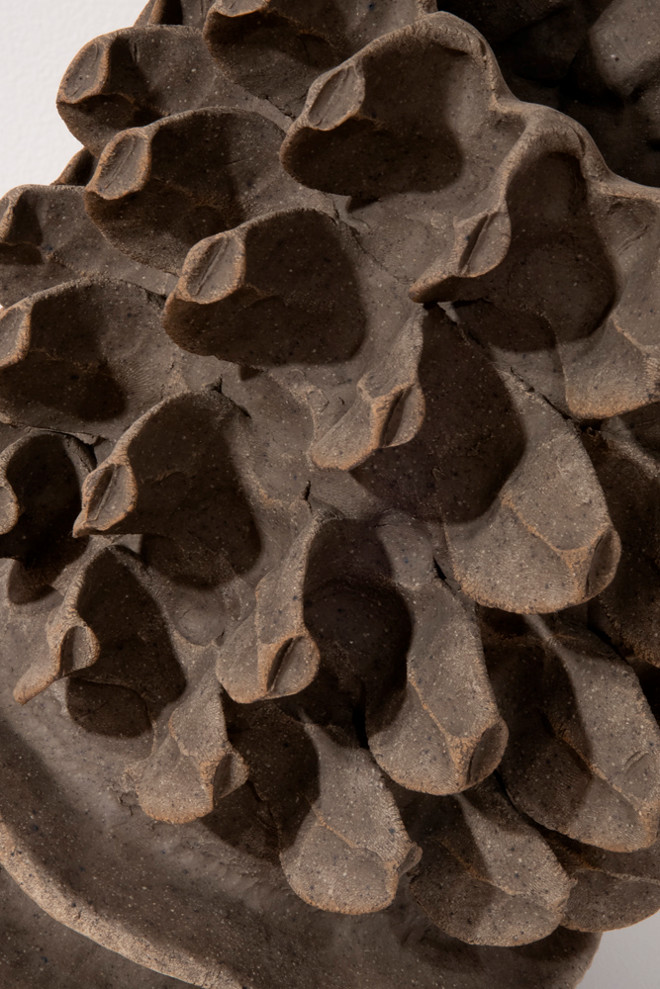 detail look at vase texture