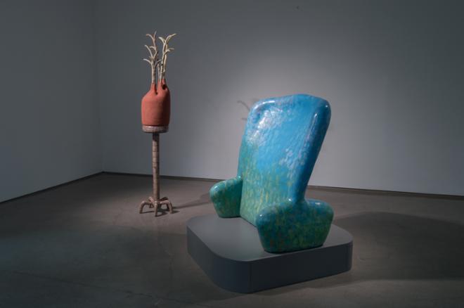 Chair and Plant