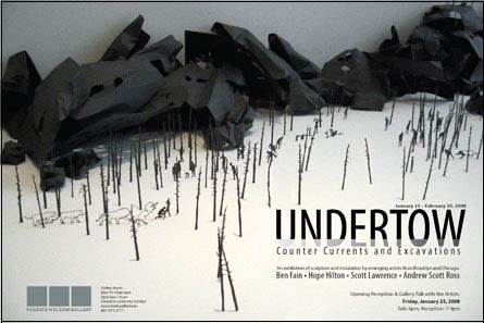 Undertow exhibition poster