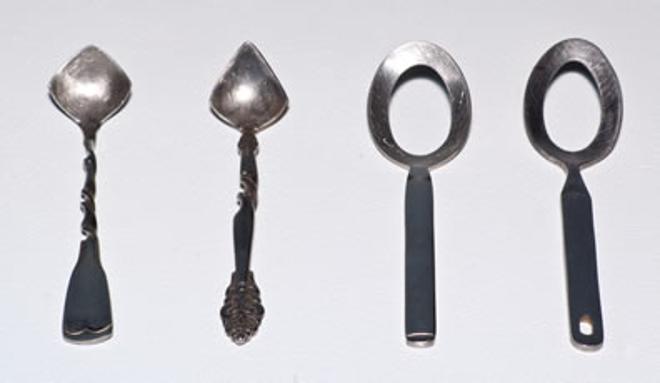 Two Spoon hole and Other Shape Spoon
