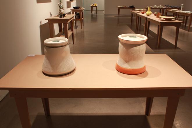 Ceramics Pots Display