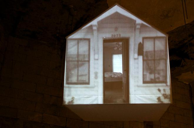 House using a projector