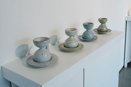 close up of ceramic pieces