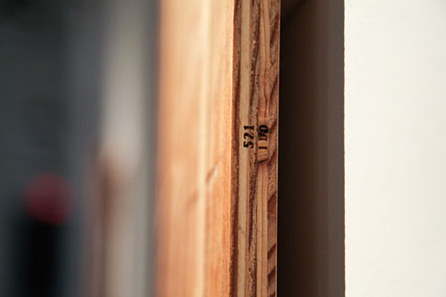 detail view of wood piece
