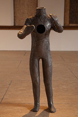 sculpture of headless body