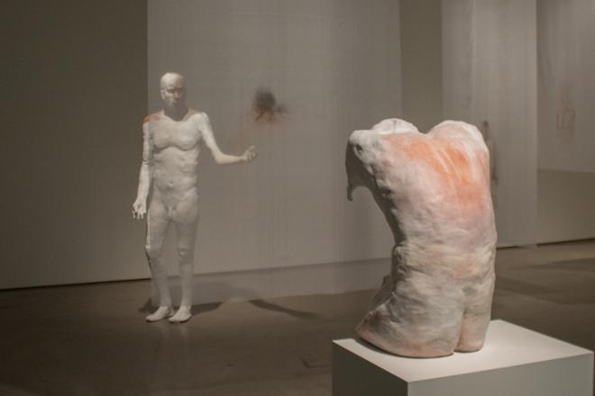 A person Sculpture and A The Body With No Head