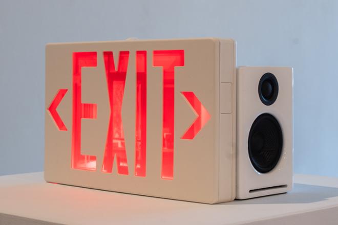 Exit Box and Speaker