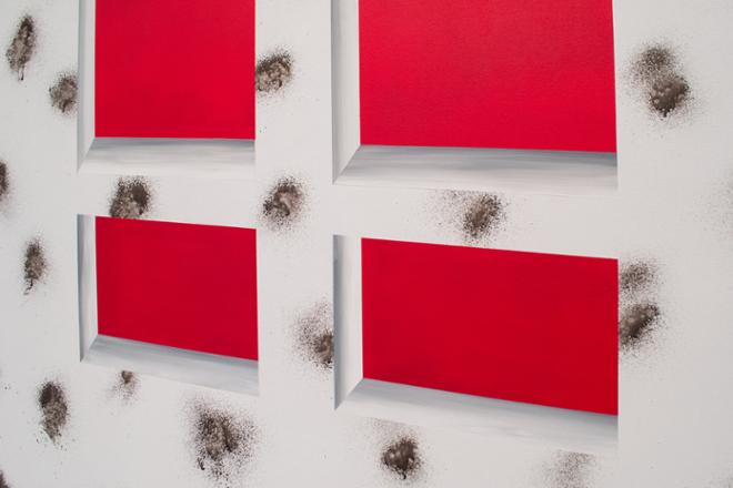 Red White Box Filled In