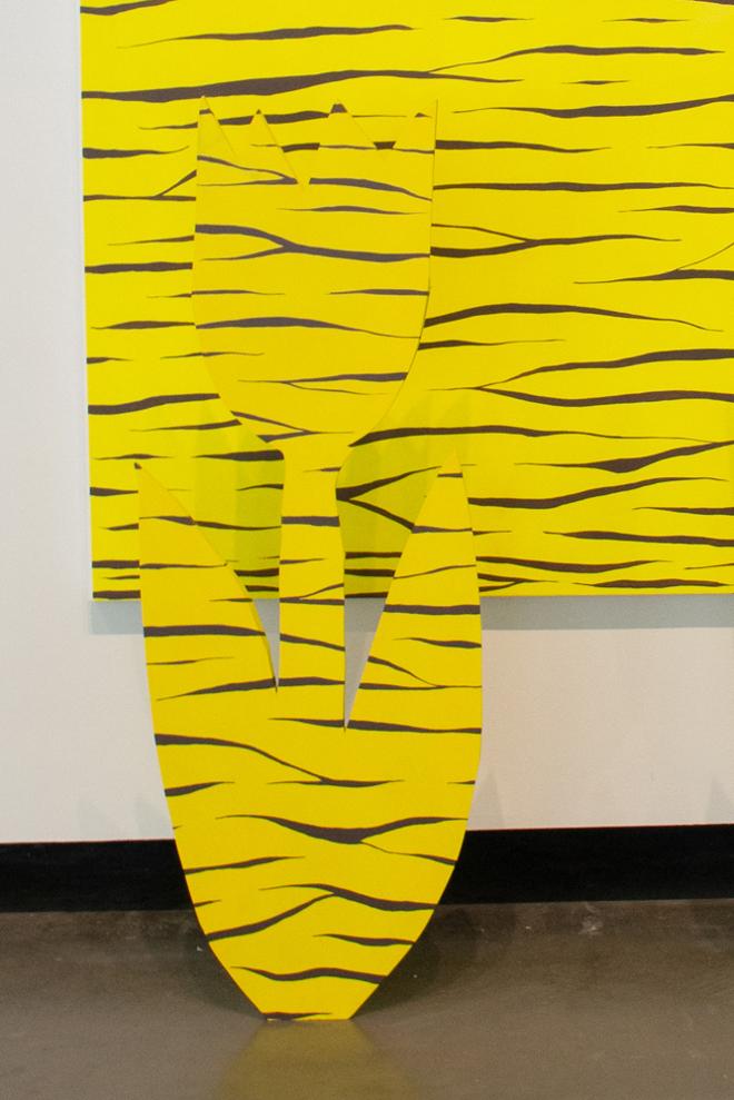 Yellow and Black Stipes Flower