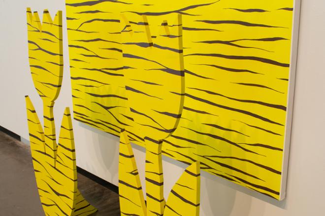 side view of painting