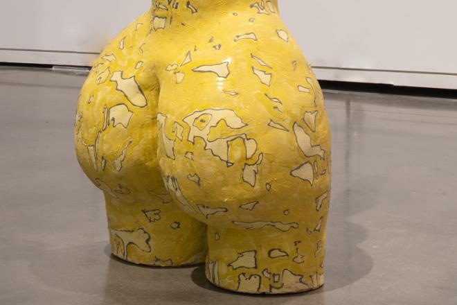 close up view of sculpture