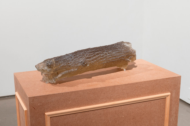 log of wood sculpture