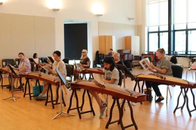 Students at Guzheng Workshop