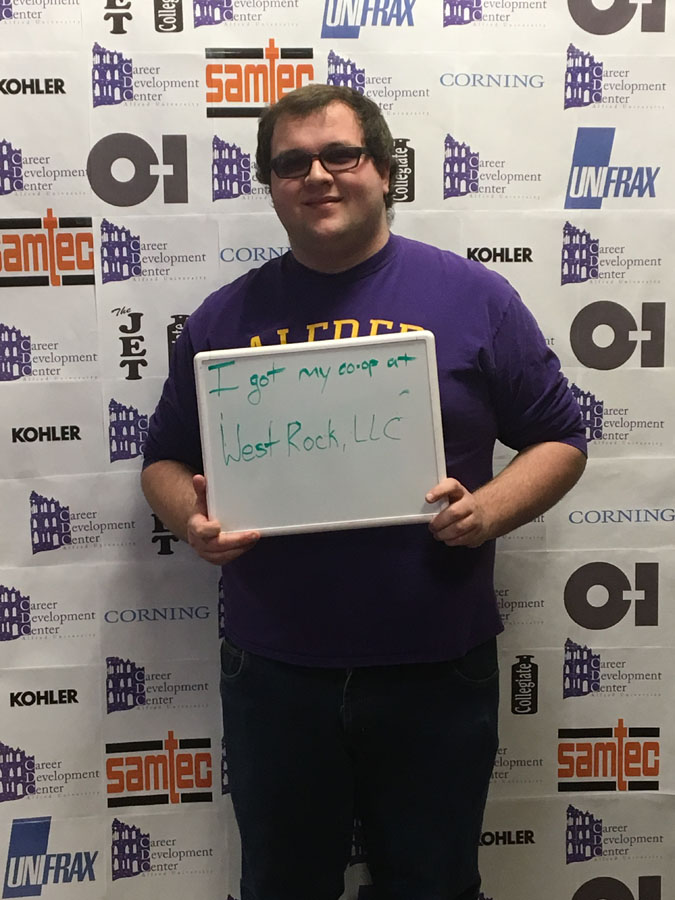 Internship student working at West Rock, LLC