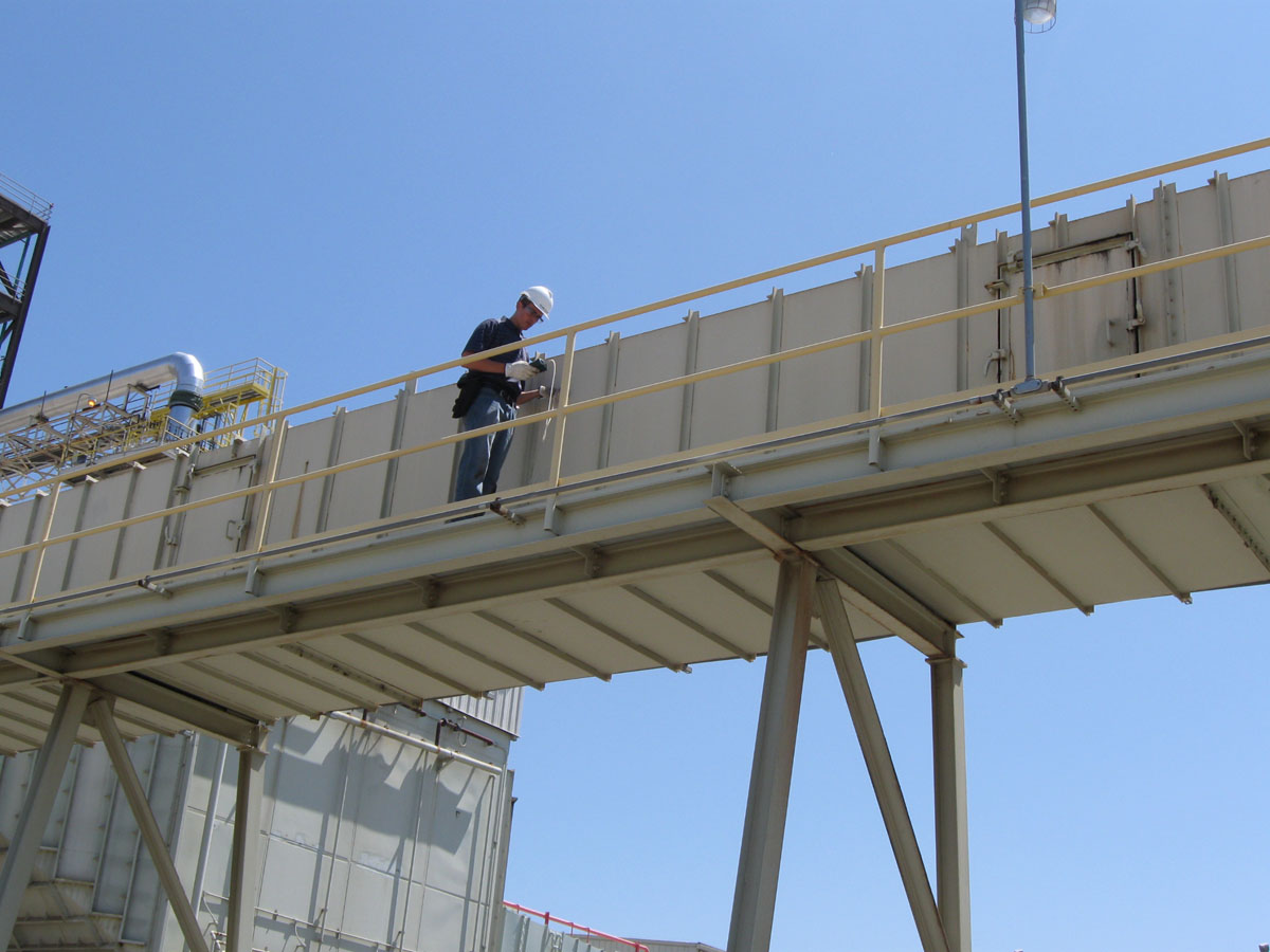 Internship student on a catwalk