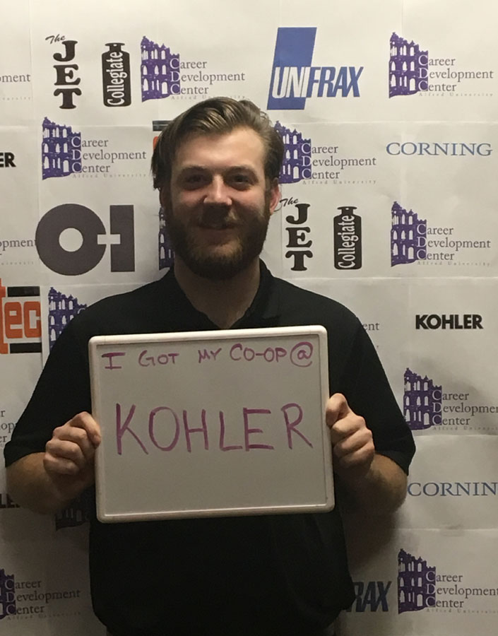 Internship student working for Kohler Corp.