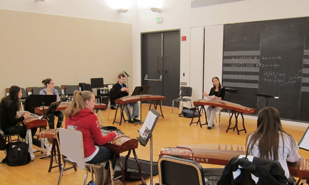 Guzheng Workshop students