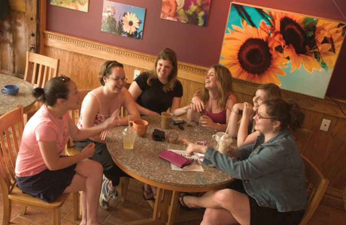 Terra Cotta Coffee House customers