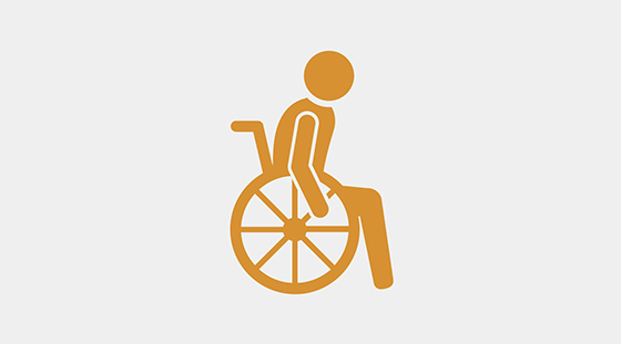person in a wheelchair