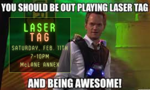 laser tag poster