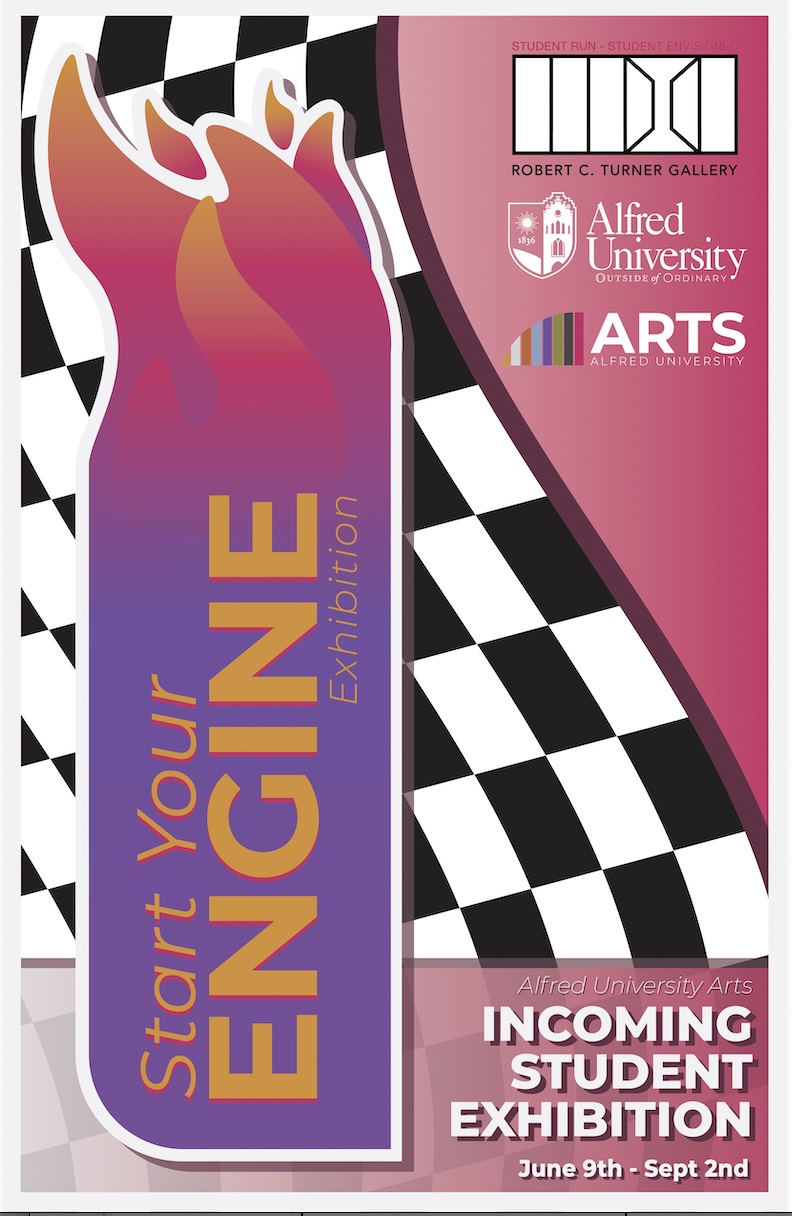 Start Your Engine: Incoming Student Exhibition 2022. Open June 9 - September 2