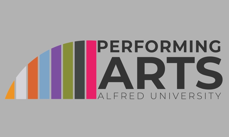 Arts at alfred logo with grey background