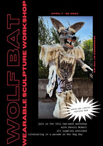 Event image for Wolfbat Wearable Sculpture Workshop